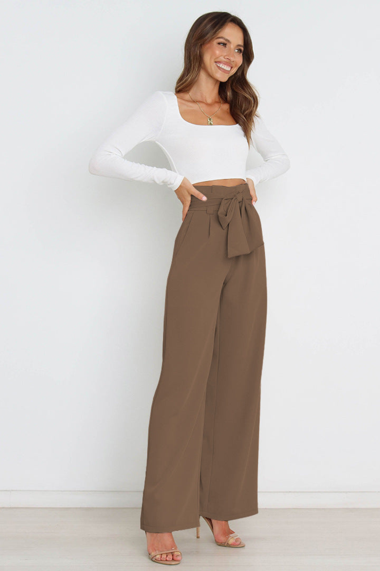 Pantalon Femme Coupe Large pour l'Été