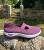 Sneaker comoda e leggera senza lacci in maglia per donna