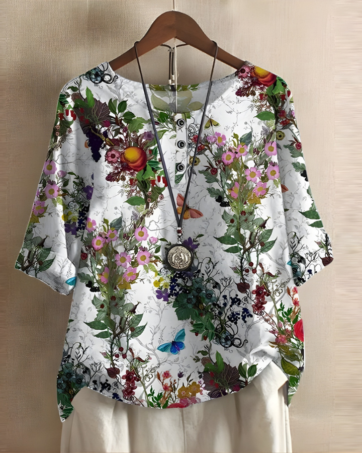 Top donna tunica con stampa geometrica | Ideale per tutti i giorni