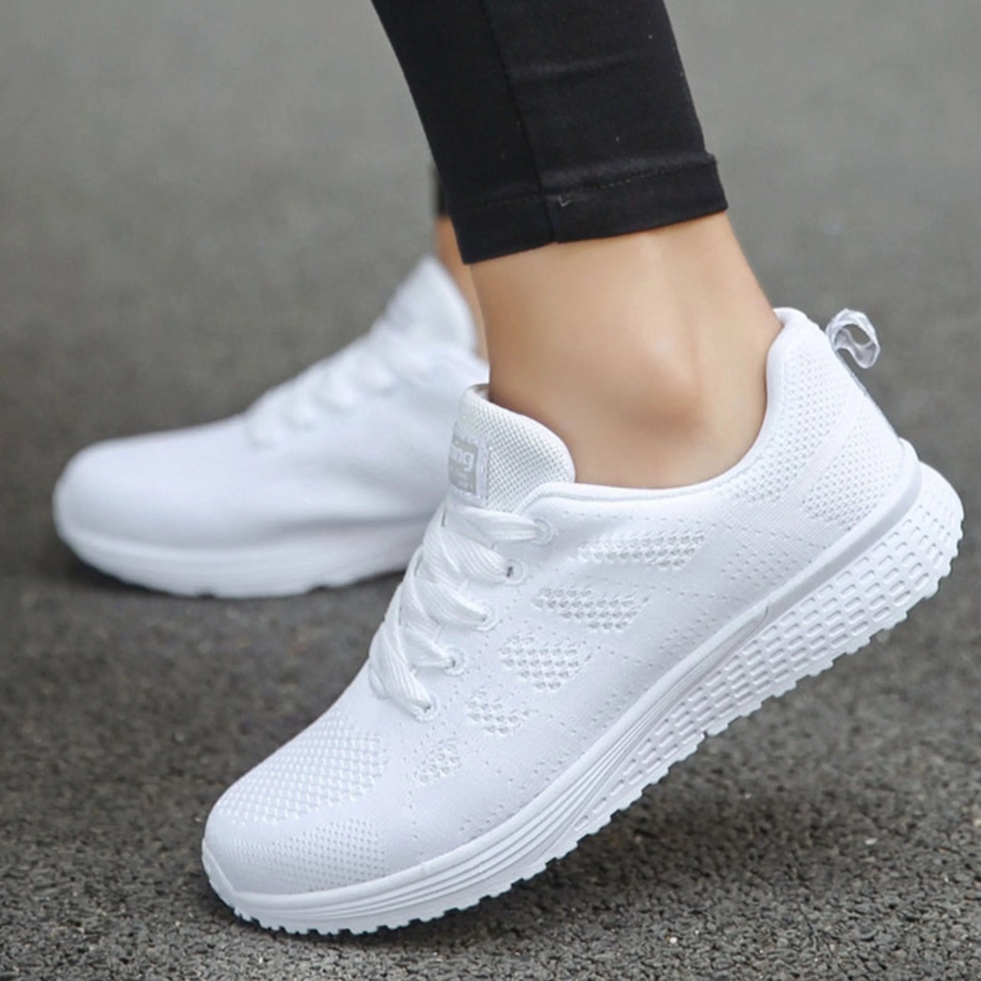 Canotta sportiva da corsa in mesh per donna