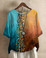 Top donna tunica con stampa geometrica | Ideale per tutti i giorni