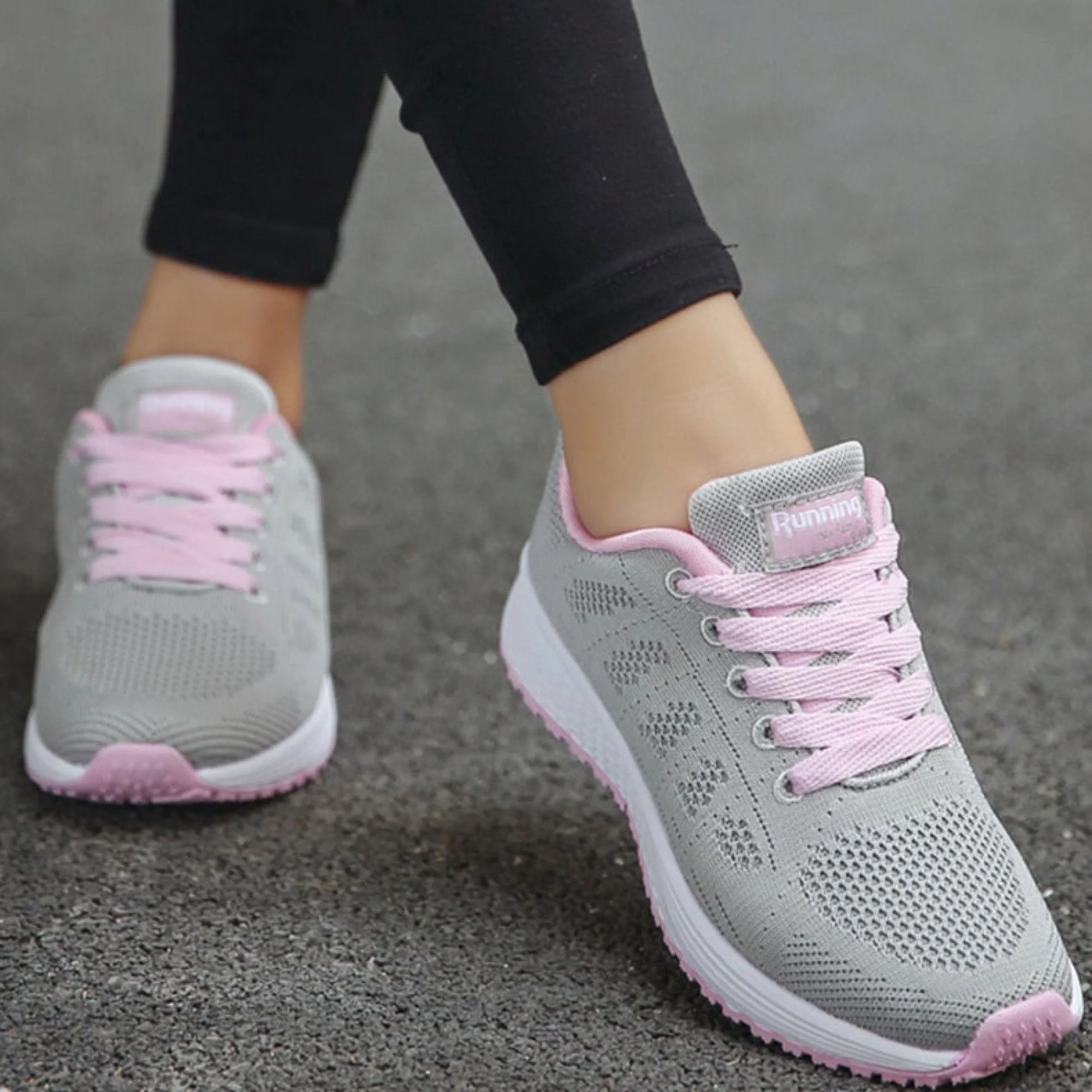 Canotta sportiva da corsa in mesh per donna