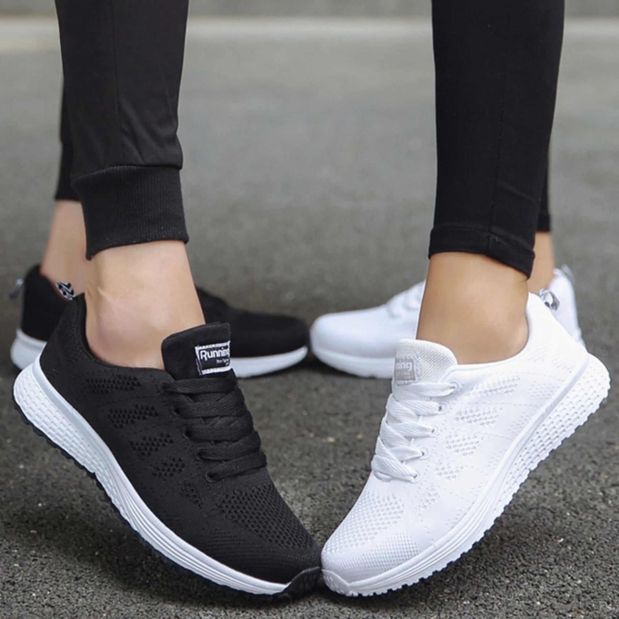 Canotta sportiva da corsa in mesh per donna