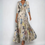 Robe Elégante à Imprimé Floral pour Femmes
