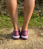 Sneaker comoda e leggera senza lacci in maglia per donna