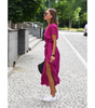 Vestito lungo con stampa floreale e taglio svasato da donna | Ideale per l'estate
