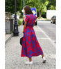 Vestito lungo con stampa floreale e taglio svasato da donna | Ideale per l'estate