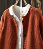 Pull à col rond et manches longues pour Femme