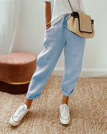 Pantaloni casual in lino da donna | Ideali per tutti i giorni