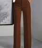 Pantaloni larghi a vita alta da donna