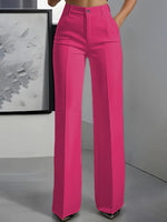 Pantaloni larghi a vita alta da donna