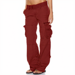 Pantalon Cargo en Coton pour Femmes