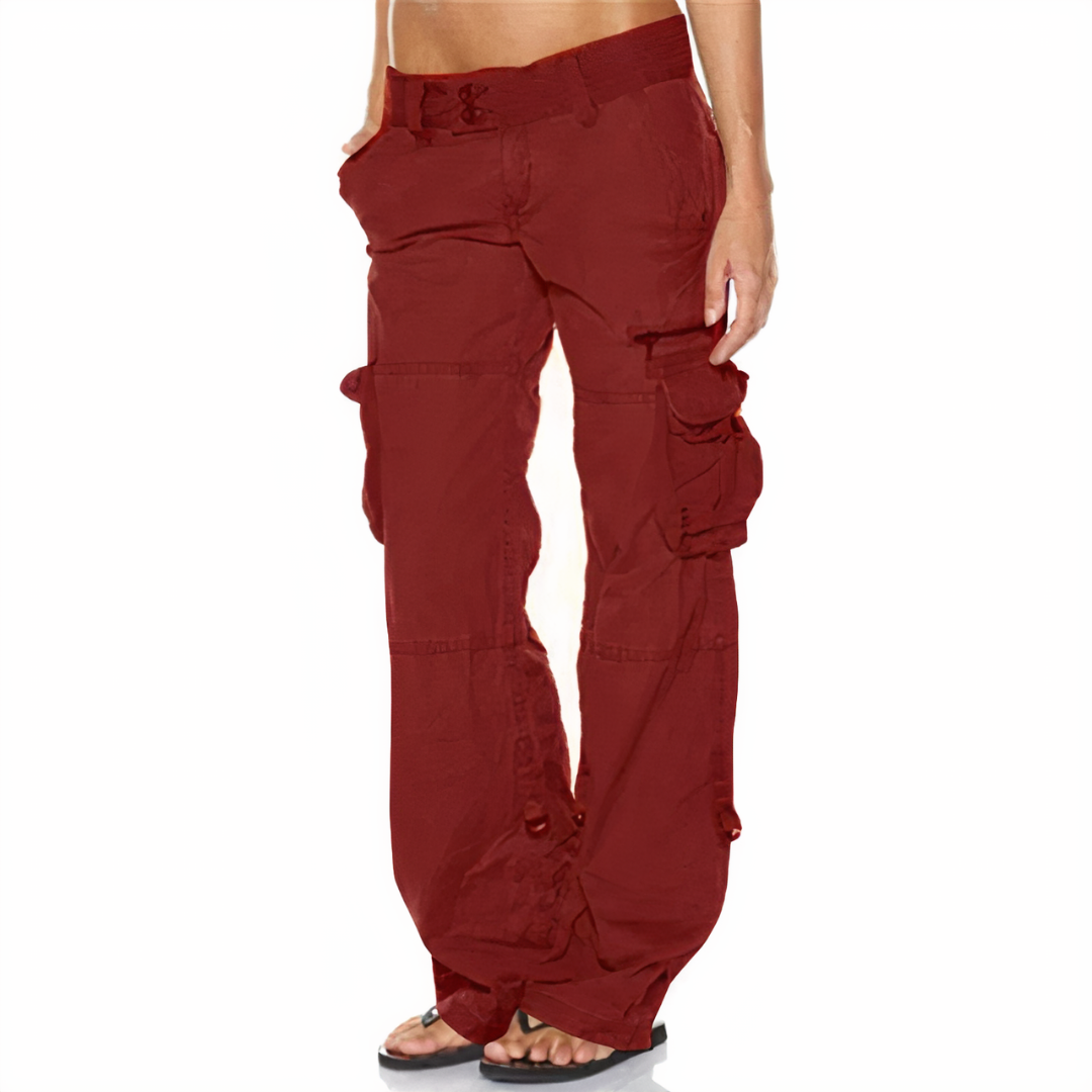 Pantalon Cargo en Coton pour Femmes