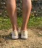 Sneaker comoda e leggera senza lacci in maglia per donna