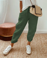 Pantaloni casual in lino da donna | Ideali per tutti i giorni