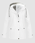 Parka oversize con cappuccio e pelliccia ecologica da donna