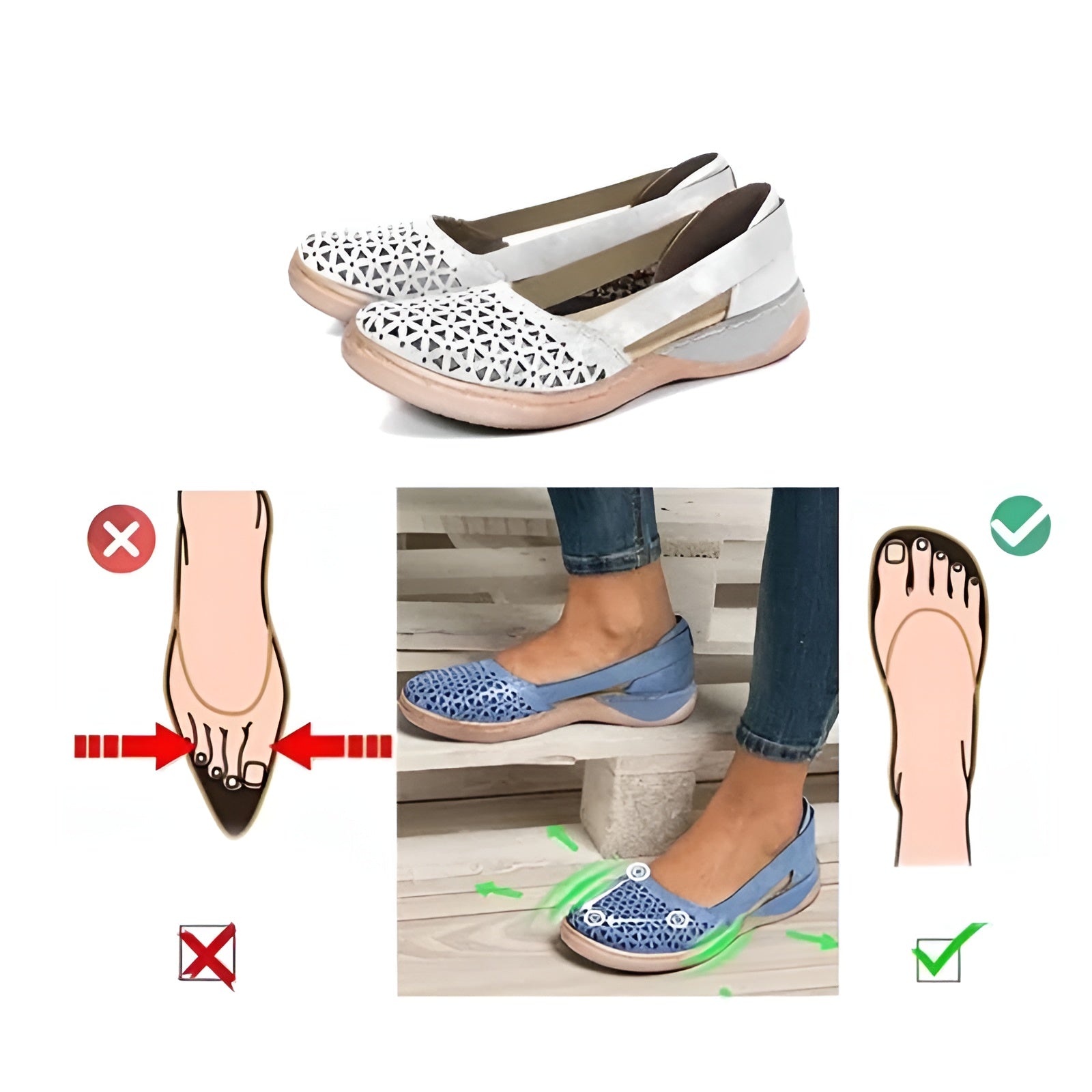 Scarpe ortopediche casual da donna | Ideali per l'uso quotidiano