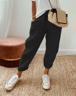 Pantaloni casual in lino da donna | Ideali per tutti i giorni