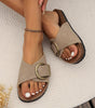 Sandali con fibbie comodi da donna
