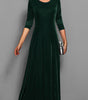 Robe Longue en Velours pour Femmes