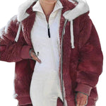 Felpa oversize con cappuccio da donna