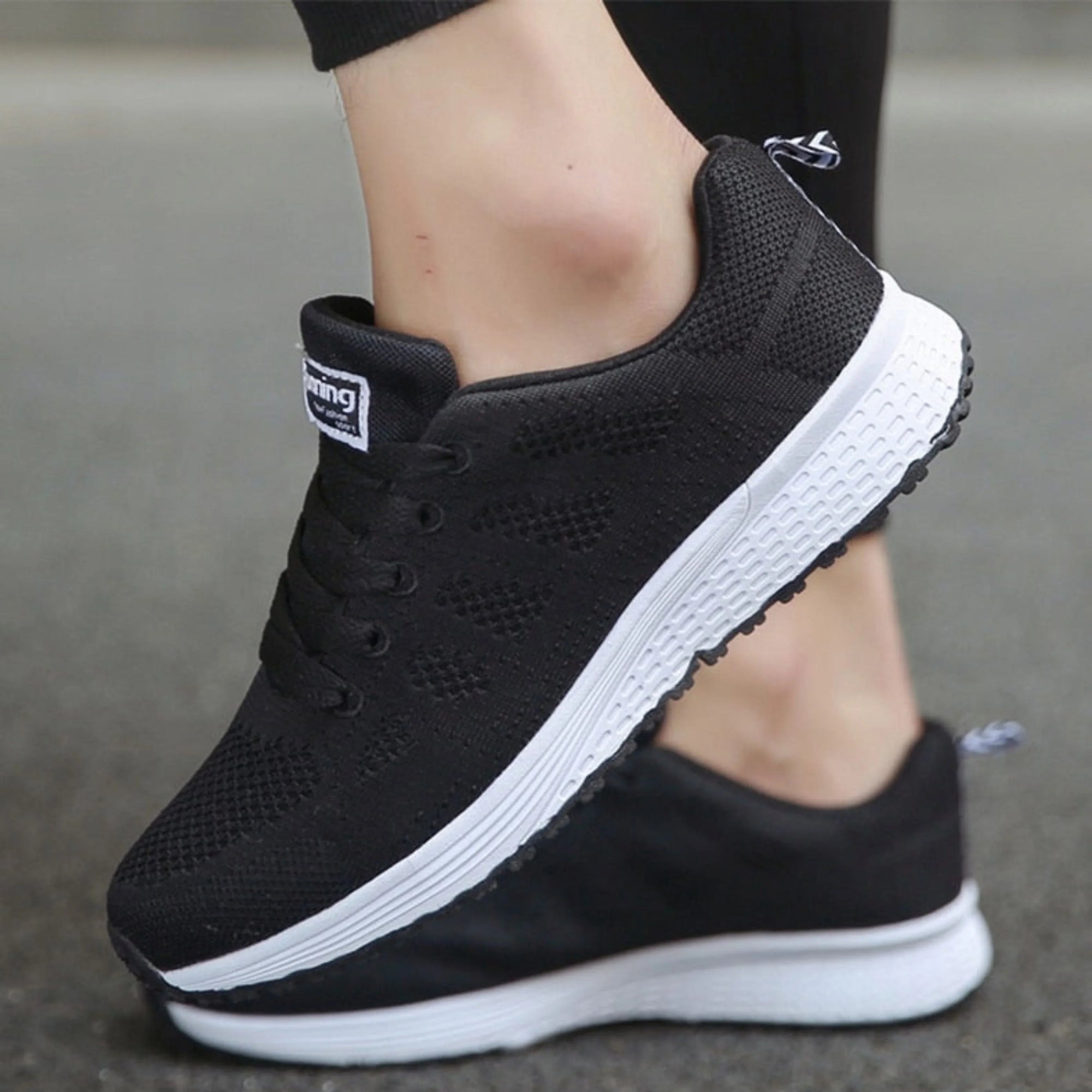 Canotta sportiva da corsa in mesh per donna