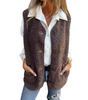 Gilet senza maniche in pile Sherpa da donna