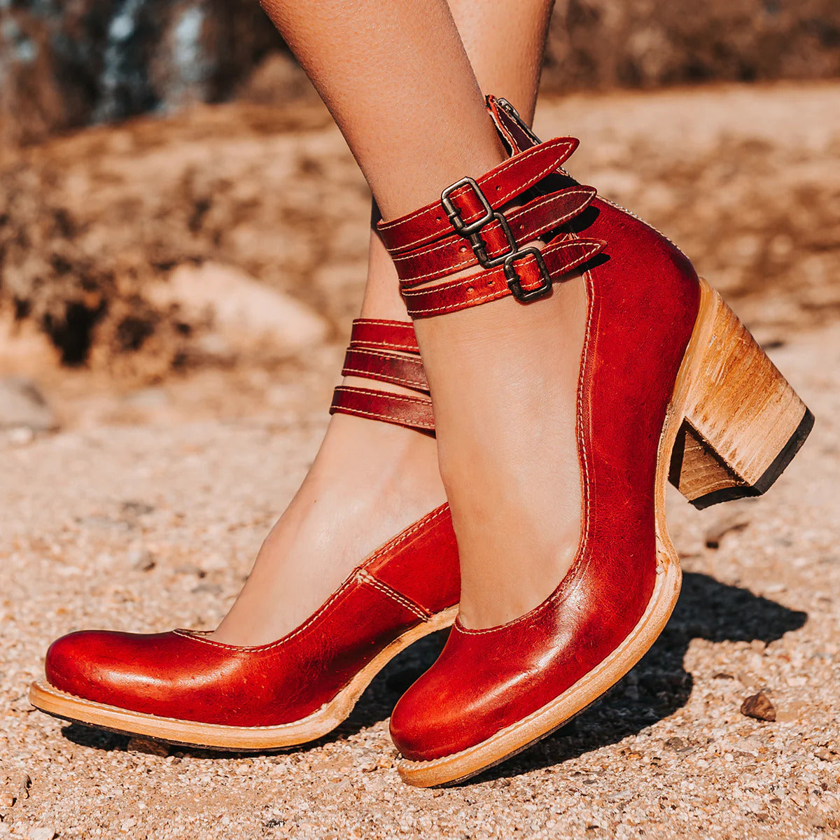 Scarpe Mary Jane retrò con tacco da donna | Ideali per le uscite