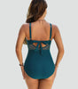 Costume da bagno intero modellante da donna con rete | Ideale per l'estate