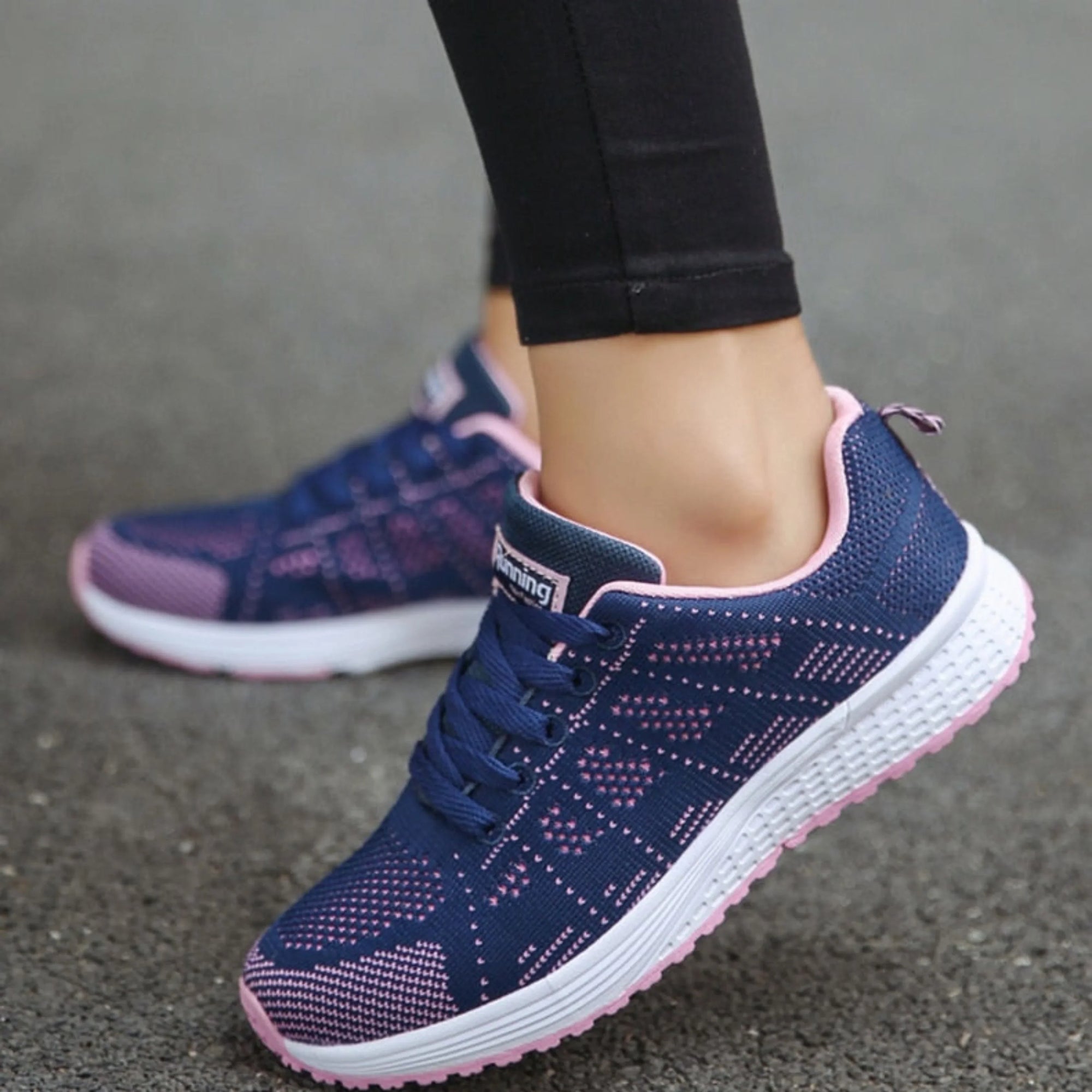 Canotta sportiva da corsa in mesh per donna