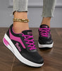 Scarpe con Zeppa Confortevoli in Finta Pelle per Donna