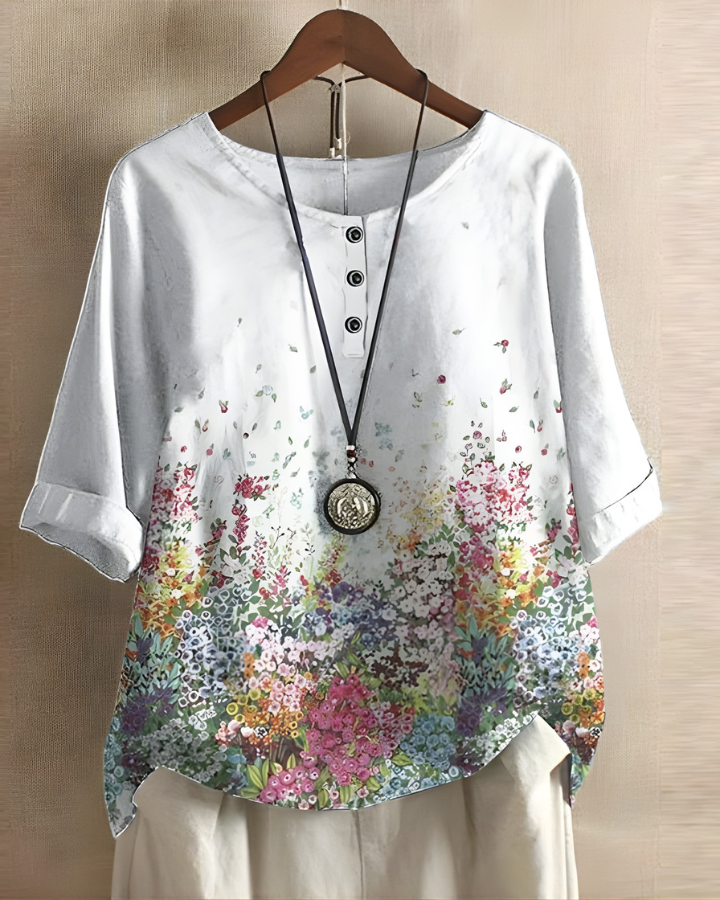 Top donna tunica con stampa geometrica | Ideale per tutti i giorni