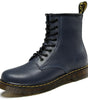 Stivali Martin con lacci in pelle da donna