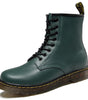 Stivali Martin con lacci in pelle da donna