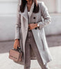 Manteau long femme avec ceinture