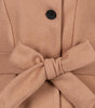 Manteau long femme avec ceinture