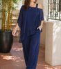Elegante completo in chiffon da donna | Ideale per tutti i giorni