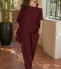 Elegante completo in chiffon da donna | Ideale per tutti i giorni