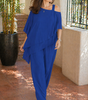Elegante completo in chiffon da donna | Ideale per tutti i giorni