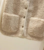 Gilet senza maniche in sherpa effetto pecora da donna