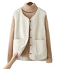 Gilet senza maniche in sherpa effetto pecora da donna
