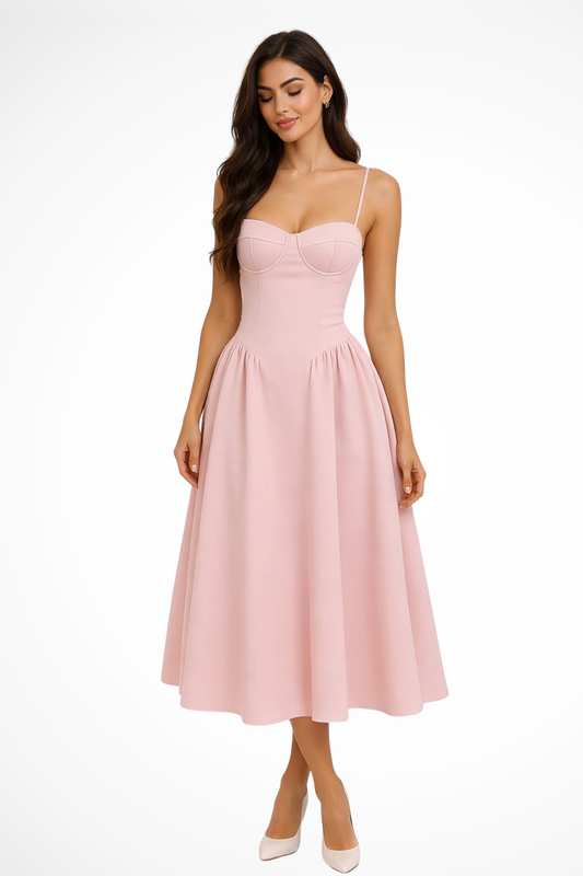 Robe Midi Corset pour Femmes