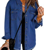 Veste en Denim Frangée pour Femmes