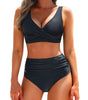 Bikini a vita alta con top regolabile da donna