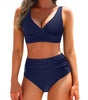 Bikini a vita alta con top regolabile da donna
