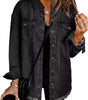 Veste en Denim Frangée pour Femmes