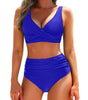 Bikini a vita alta con top regolabile da donna