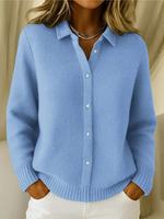 Gilet en coton tricoté pour femmes