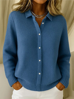 Gilet en coton tricoté pour femmes