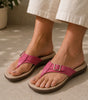 Sandali comfort con cinturino e suola antiscivolo per donna
